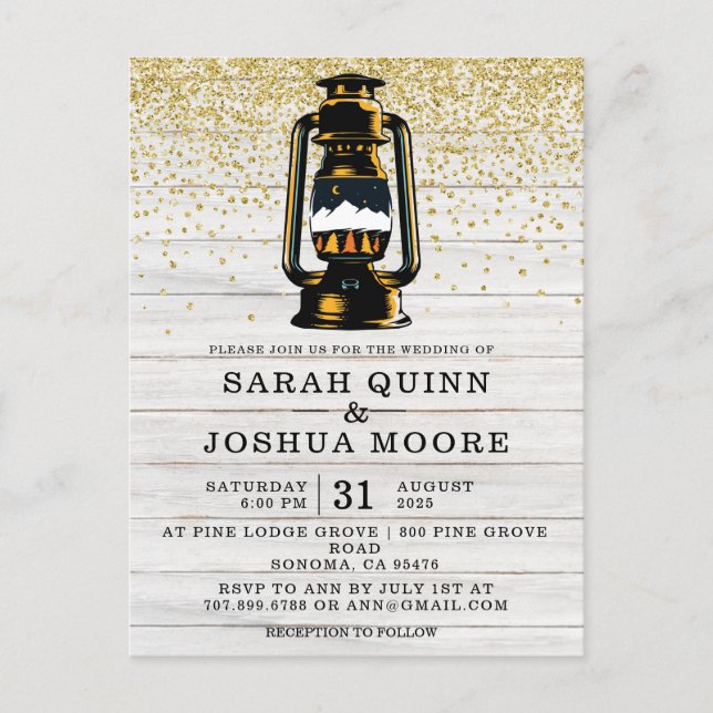 Cartão Postal Lanterna Rústica No País Da Madeira (Frente)