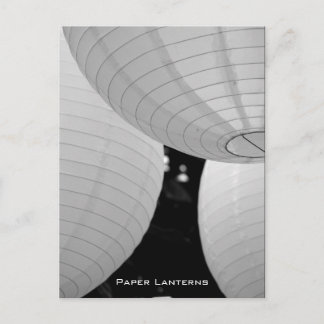 Cartão Postal Lanternas de Papel