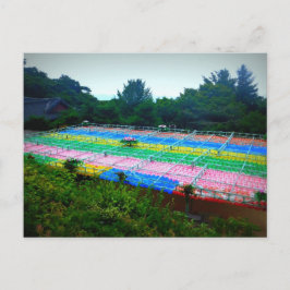 Cartão Postal Lanternas em Seokguram Grotto, Coreia do Sul
