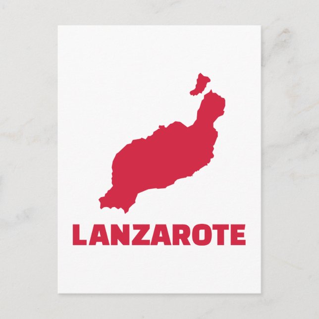 Cartão Postal Lanzarote (Frente)