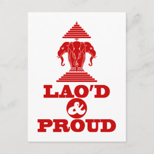 CARTÃO POSTAL LAO'D E ORGULHO