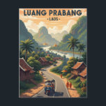 Cartão Postal Laos Luang Prabang Viagem<br><div class="desc">Luang Prabang, localizada no Laos norte, na confluência dos rios Mekong e Nam Khan, é uma cidade reconhecida pela sua beleza serena, pela sua história rica e pela sua arquitetura bem preservada. Patrimônio Mundial da UNESCO, combina casas de madeira tradicionais de Lao com elegantes edifícios coloniais franceses, criando uma encantadora...</div>