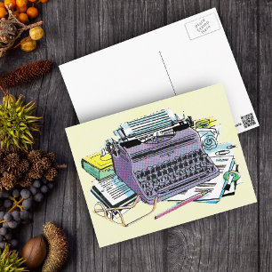 Cartão Postal Lápis de Papel de Máquina de Digitalização de 