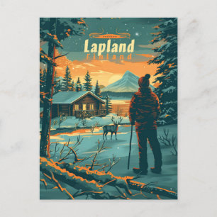 Cartão Postal Lapland Finlândia