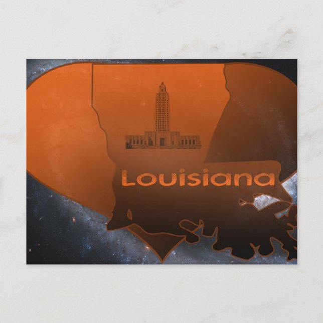 Cartão Postal Lar Louisiana (Frente)