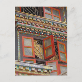 Cartão Postal Laranja em Katmandu