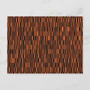 Cartão Postal Laranja, legal, moderna, arte geométrica moderna