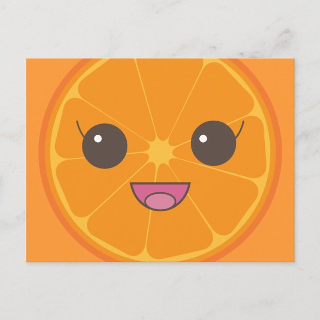 Cartão Postal Laranja Não Banana (Frente)