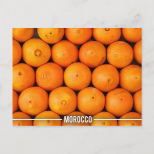 Cartão Postal Laranjas Stalls em Marraquexe Marrocos
