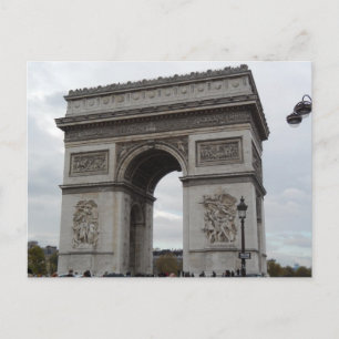 Cartão postal L'Arc De Triomphe Paris França