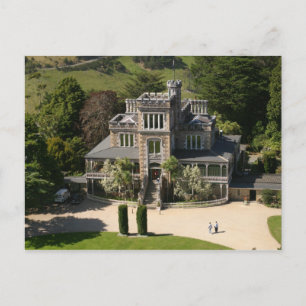 Cartão Postal Larnach Castle, Dunedin, Nova Zelândia - aérea