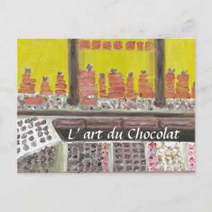 Cartão Postal L'art du Chocolat