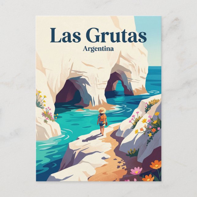 Cartão Postal Las Grutas Argentina (Frente)