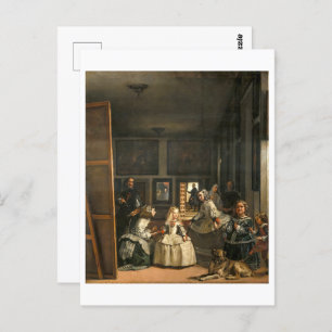 Cartão Postal Las Meninas Diego Velá zquez