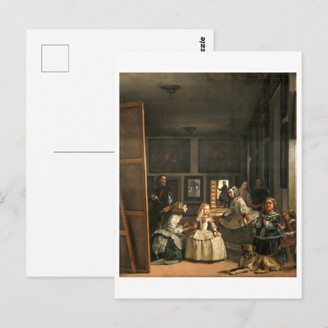 Cartão Postal Las Meninas | Diego Velá zquez | (Frente/Verso)