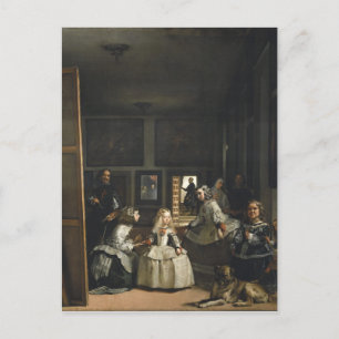 Cartão Postal Las Meninas Diego Velázquez Fine Art