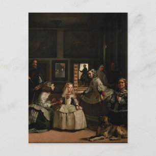 Cartão Postal Las Meninas Diego Velázquez Fine Art