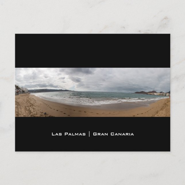 Cartão Postal Las Palmas Beach (Frente)