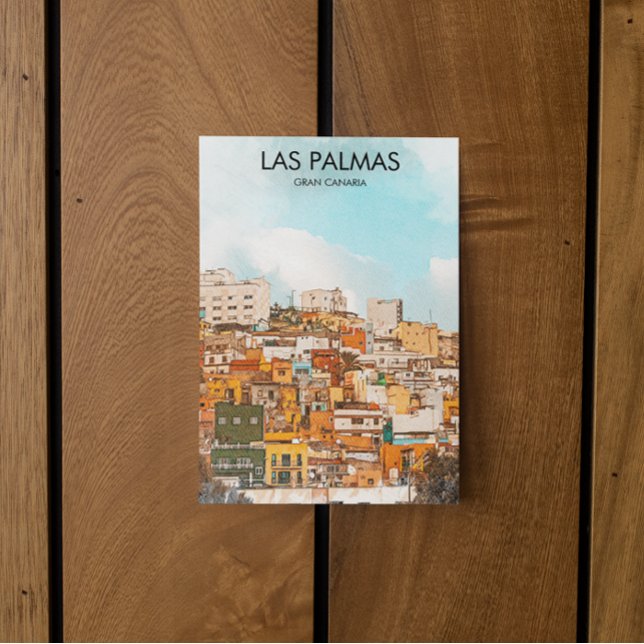 Cartão Postal Las Palmas Gran Canaria (las palmas gran canaria postcard)