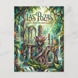 Cartão Postal Las Pozas, Xilitla México