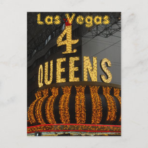 Cartão Postal Las Vegas 4 Queens