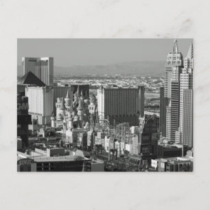 Cartão Postal Las Vegas Black and White Photo