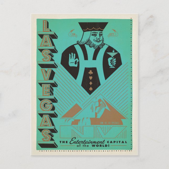 Cartão Postal Las Vegas | Capital de entretenimento do mundo (Frente)