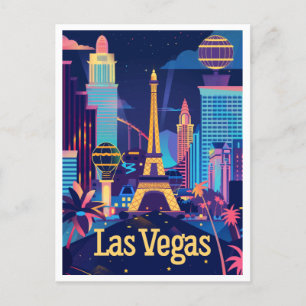 Cartão Postal Las Vegas - Cidade do Pinto Depois da Viagens vint
