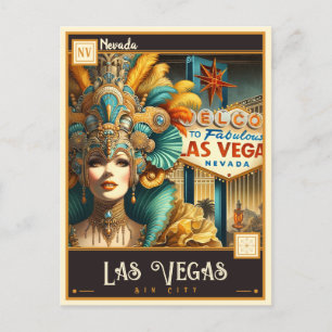 Cartão Postal Las Vegas, Nevada   Vintage