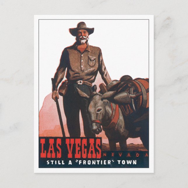 Cartão Postal Las Vegas Nevada Vintage (Frente)