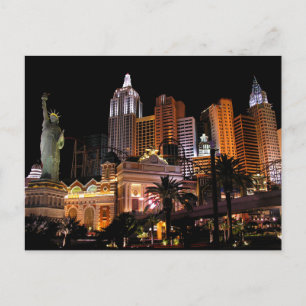 Cartão Postal Las Vegas Strip Casinos, Nevada Post Card