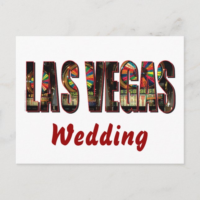 Cartão Postal Las Vegas Wedding (Frente)