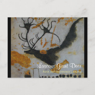 Cartão Postal Lascaux Giant Deer