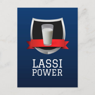 Cartão Postal Lassi - Bebida de Iogurte Indiana