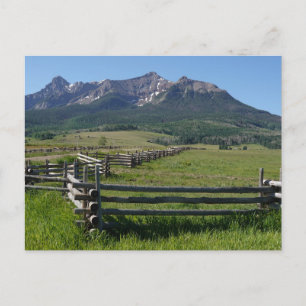 Cartão Postal Last Dollar Ranch Road Faixa de San Juan Colorado