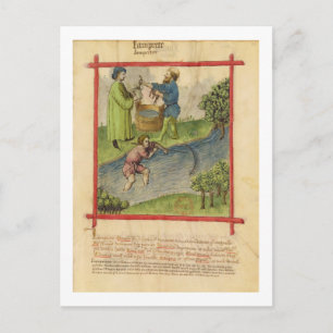 Cartão Postal Lat 9333 f.82 Pesca da enguia, de Tacuinum