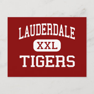 Cartão Postal Lauderdale - Tigres - Middle - Ripley Tennessee