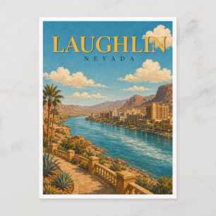 Cartão Postal Laughlin Nevada Rio Colorado GeoSaga