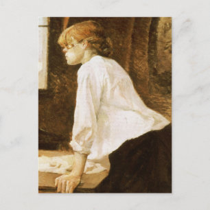 Cartão Postal Laundress de Henri de Toulouse-Lautrec