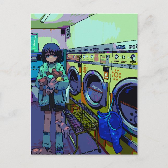 Cartão Postal Laundry  (Frente)