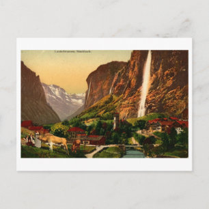 Cartão Postal Lauterbrunnen Staubbach Suiça