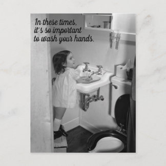 Cartão Postal Lave seu cartão-postal