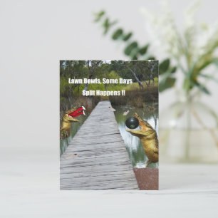 Cartão Postal Lawn Bowls - A Divisão da Austrália Acontece, Cart