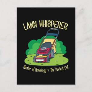 Cartão Postal Lawn Mower - Lawn Whisperer