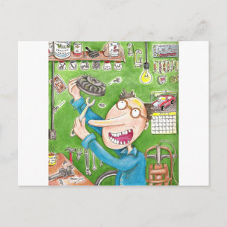 Cartão Postal Lawnmower Fix