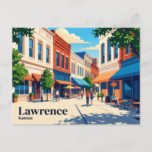 Cartão Postal Lawrence Kansas