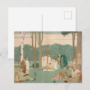 Cartão Postal Lazer Familiar - Um Dia no Parque, Antigos Tempos