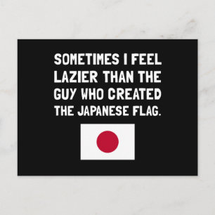 Cartão Postal Lazier Japanese Flag