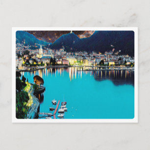 Cartão Postal ldp COMO - Lago - Panorama
