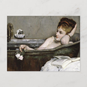 Cartão Postal Le Bain